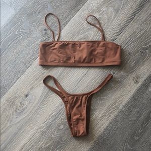 Minimale animale coconut lucid bikini